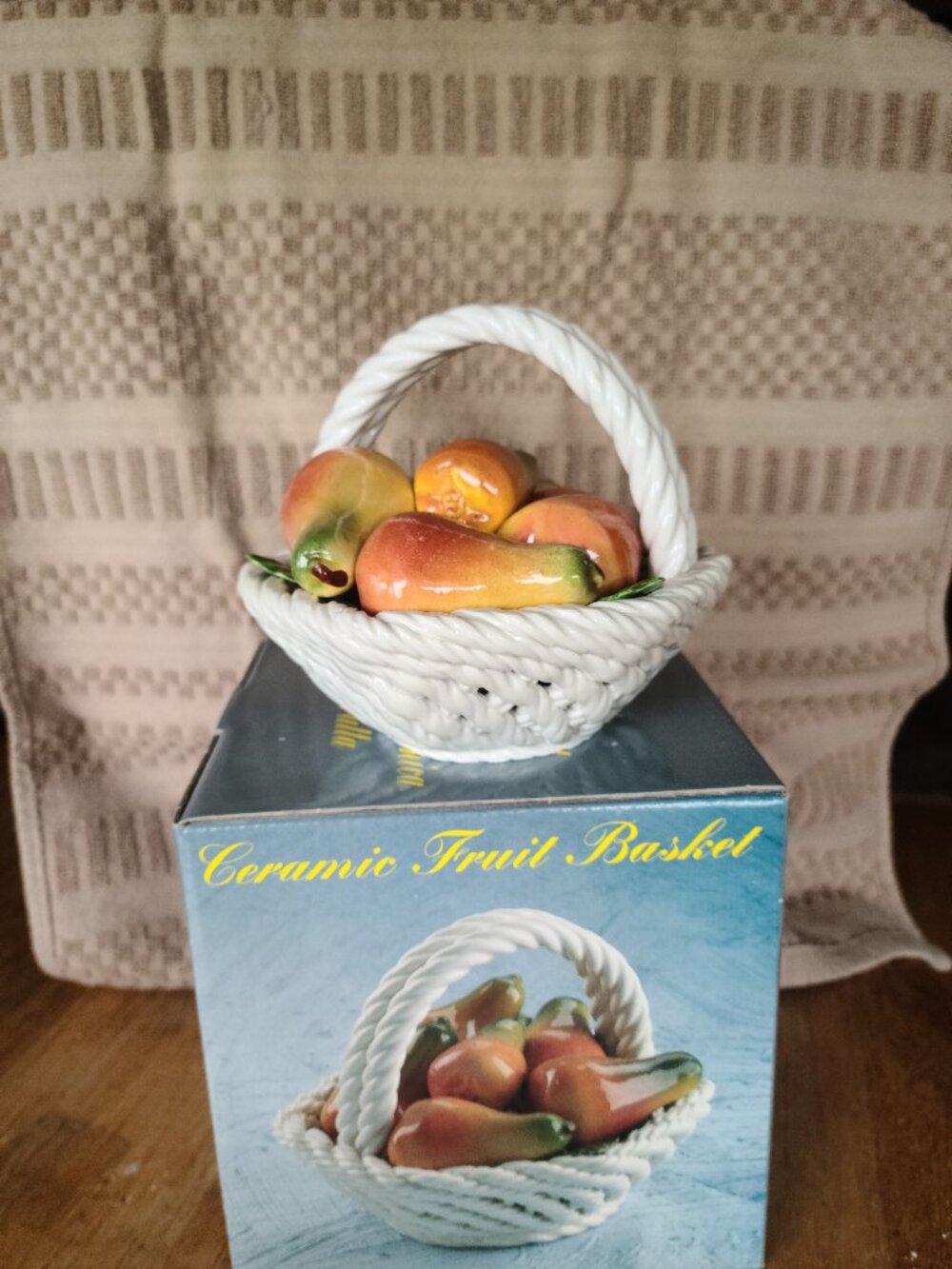 Italian Capodimonte Fruit Basket